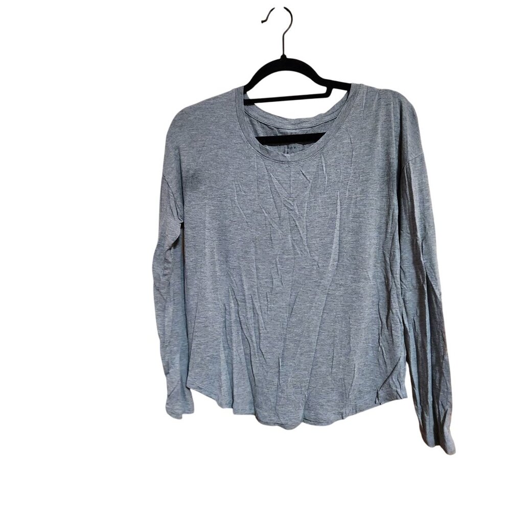 A New Day Womens Gray Long Sleeve Soft Knit Top Size XS